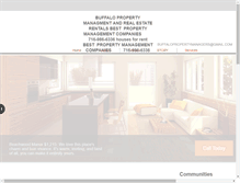 Tablet Screenshot of buffalopropertymanagers.com